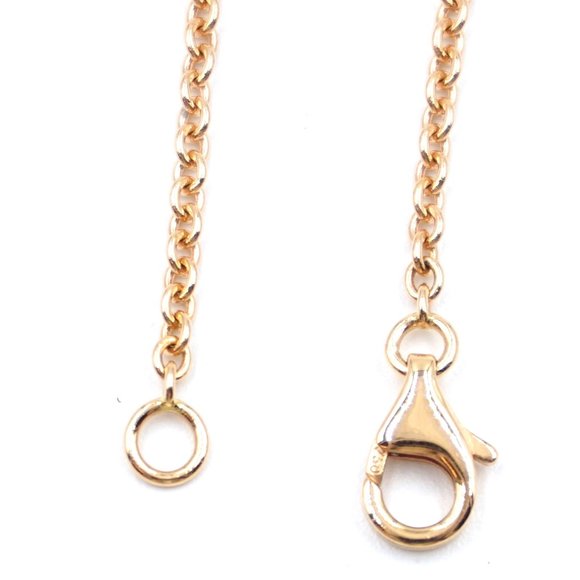 Cartier Rose Gold 18k 750 Love Mini Rings Necklace - Picture 10 of 11